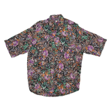 CIAPS Mens Shirt Purple Crazy Pattern L