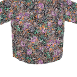 CIAPS Mens Shirt Purple Crazy Pattern L