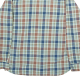 WRANGLER Mens Shirt Blue Check Long Sleeve M
