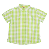 BIG TRAMP Womens Shirt Green Check M