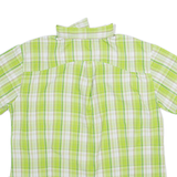 BIG TRAMP Womens Shirt Green Check M