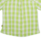 BIG TRAMP Womens Shirt Green Check M