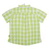 BIG TRAMP Womens Shirt Green Check M
