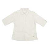 FILA Womens Plain Shirt Cream XXS