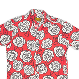 Mens Shirt Red Floral L