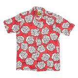 Mens Shirt Red Floral L
