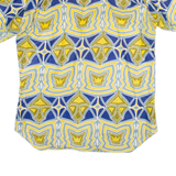 Mens Shirt Blue Crazy Pattern M