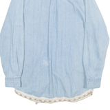 GREAT AUNT NINA Womens Denim Shirt Blue Long Sleeve S