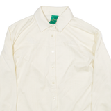 CANADA Womens Plain Shirt Yellow Long Sleeve M