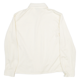 CANADA Womens Plain Shirt Yellow Long Sleeve M