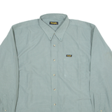 WRANGLER Mens Shirt Green Long Sleeve XL