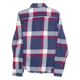 TOMMY HILFIGER Womens Shirt Blue Gingham Long Sleeve S