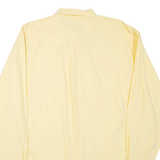 NAUTICA Mens Plain Shirt Yellow Long Sleeve XL