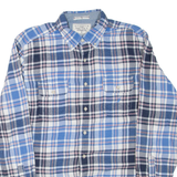 NAUTICA Mens Shirt Blue Check Long Sleeve L