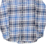 NAUTICA Mens Shirt Blue Check Long Sleeve L