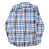 NAUTICA Mens Shirt Blue Check Long Sleeve L