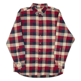 REDHEAD Mens Shirt Red Check Long Sleeve 2XL
