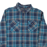 LEE Mens Shirt Blue Check Long Sleeve XL