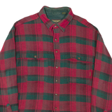 TIMBERLAND Mens Shirt Red Check Long Sleeve XL