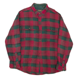 TIMBERLAND Mens Shirt Red Check Long Sleeve XL