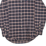 TOMMY HILFIGER Mens Shirt Blue Check Long Sleeve M