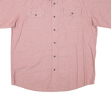 WRANGLER Comfort Flex Mens Plain Shirt Red L