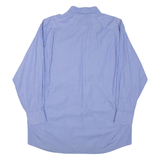 TOMMY HILFIGER Mens Shirt Blue Striped Long Sleeve XL