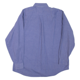 TOMMY HILFIGER Mens Plain Shirt Blue Long Sleeve XL