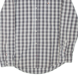 TOMMY HILFIGER Mens Shirt Grey Check Long Sleeve XL