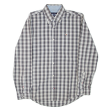 TOMMY HILFIGER Mens Shirt Grey Check Long Sleeve XL