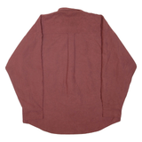 CHAPS RALPH LAUREN Mens Plain Shirt Maroon Long Sleeve XL