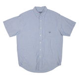 CHAPS RALPH LAUREN Mens Plain Shirt Blue M