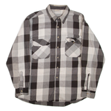 FIELD & STREAM Mens Shirt Grey Check Long Sleeve L