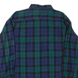 DISNEY Mens Shirt Blue Check Long Sleeve L
