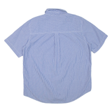 CHAPS Mens Shirt Blue Check L