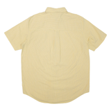 CHAPS Mens Shirt Yellow Check M