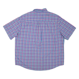CHAPS Mens Shirt Purple Check XL