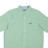 CHAPS Mens Shirt Green Check M