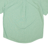 CHAPS Mens Shirt Green Check M