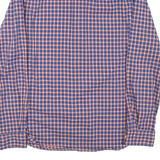 NAUTICA Mens Shirt Blue Check Long Sleeve L