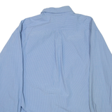 TOMMY HILFIGER Mens Shirt Blue Check Long Sleeve L