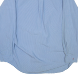 TOMMY HILFIGER Mens Shirt Blue Check Long Sleeve L
