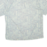 HOOK & TACKLE Mens Shirt Blue Geometric L
