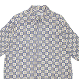 PIERRE CARDIN Mens Shirt Blue Spotted L