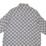 PIERRE CARDIN Mens Shirt Blue Spotted L