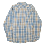 TIMBERLAND Mens Shirt Blue Check Long Sleeve XL
