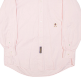 TOMMY HILFIGER Mens Plain Shirt Pink Long Sleeve XL