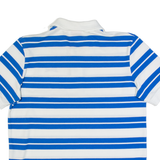 SLAZENGER Mens Polo Shirt Blue Striped M