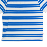 SLAZENGER Mens Polo Shirt Blue Striped M