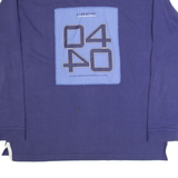 CREW CLOTHING Mens Polo Shirt Blue Long Sleeve M